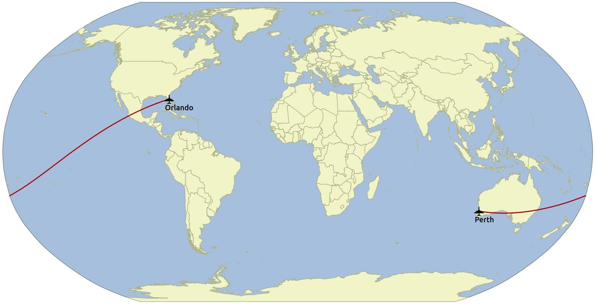 Orlando en el mapa del Món