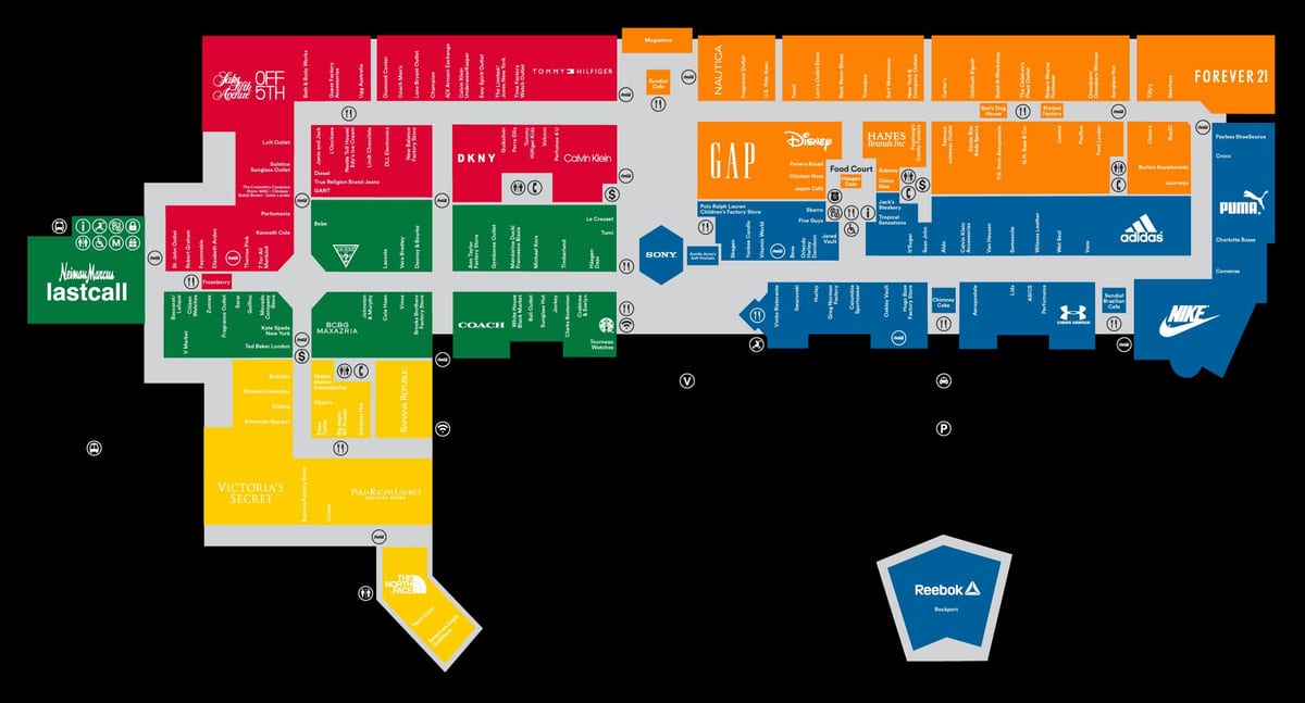 premium outlet Orlando mapa